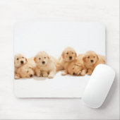 Sechs Golden Retriever Welpen Mousepad (Mit Mouse)