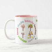 Sechs Gründe für die Pflanze eines Baumes Zweifarbige Tasse (Links)