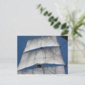 Sechs Gun Sails Postkarte (Stehend Vorderseite)