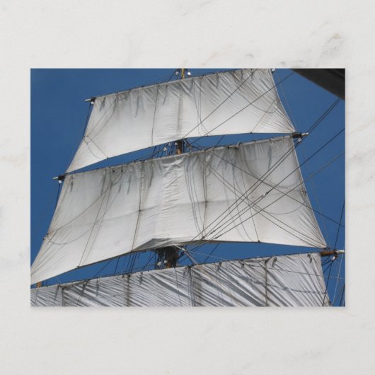 Sechs Gun Sails Postkarte (Vorderseite)