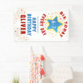 Sechs heute 6 7 Jeden Tag Meme 6. Geburtstag  Banner (Insitu)