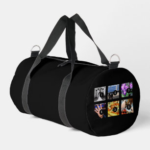 Sechs Ihrer Fotos machen Ihr eigenes Momento Duffle Bag