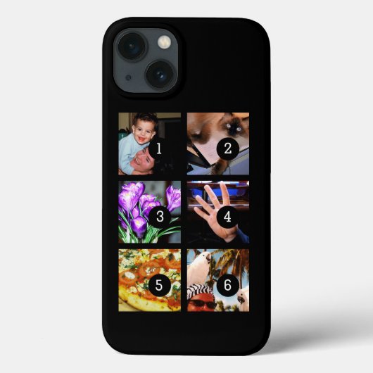 Sechs Ihrer Fotos, um Ihre eigenen Originale zu ma Case-Mate iPhone Hülle (Rückseite)