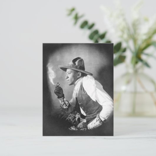 Sechs Inder, 1908 Postkarte (Stehend Vorderseite)