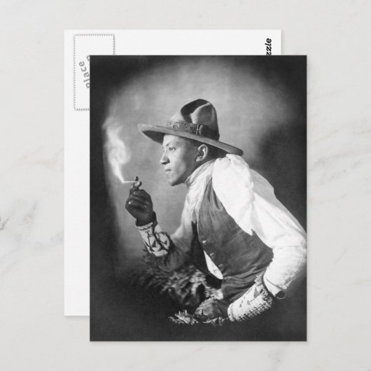 Sechs Inder, 1908 Postkarte (Vorne/Hinten)