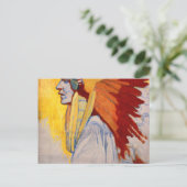 Sechs indische Studie von Alphonse Mucha Postkarte (Stehend Vorderseite)