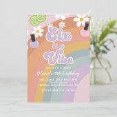 Sechs ist ein lebhafter Wellness-Center Rainbow 6. Einladung (Stehend Vorderseite)