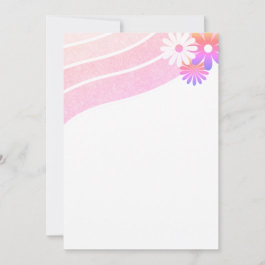 Sechs ist süßer farbiger Cupcake Sechster Geburtst Einladung (Rückseite)