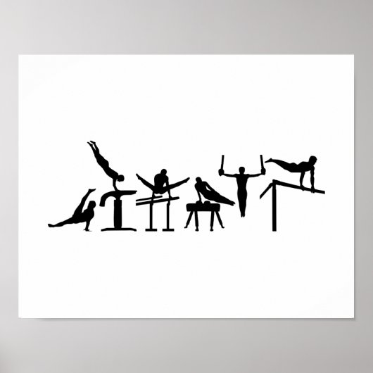 Sechs Kampf Hexathlon Poster (Vorne)