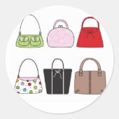 Sechs kleine Aufkleber (Vorderseite)