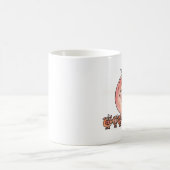 Sechs kleine Schweine Kaffeetasse (Mittel)