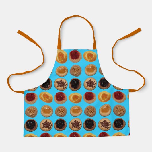 Sechs Kolaches zur hellblauen Schürze (Vorderseite)