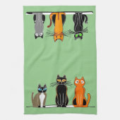 Sechs Küchentücher, Blockdruck Geschirrtuch (Vertikal)