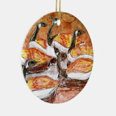 Sechs Legen der Gans-A Keramikornament (Rechts)