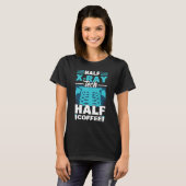 Sechs mal halb mal halb Kaffee X Krasse Technik T-Shirt (Vorne ganz)
