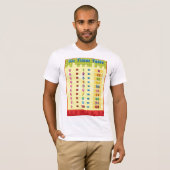 Sechs mal T - Shirt für Tischgeräte (Vorne ganz)