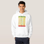 Sechs mal Tischmenschen Hoodie (Vorne ganz)