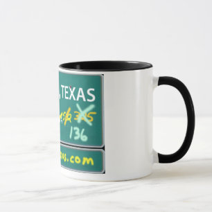 Sechs Mann, Texas-Kaffee-Tasse Tasse