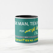 Sechs Mann, Texas-Kaffee-Tasse Tasse (Zentrum)