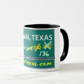 Sechs Mann, Texas-Kaffee-Tasse Tasse (VorderseiteRechts)