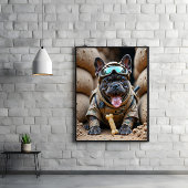 Sechs Meldungen: Knochen in der Hand Poster