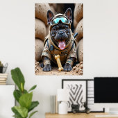 Sechs Meldungen: Knochen in der Hand Poster (Heimbüro)