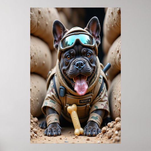 Sechs Meldungen: Knochen in der Hand Poster (Vorne)