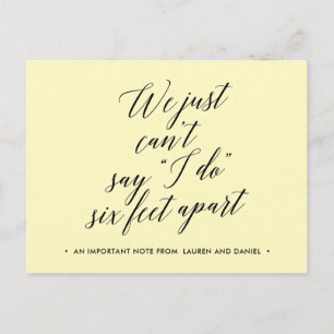 Sechs Meter nach Änderung der Pläne verschoben sto Ankündigungspostkarte