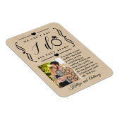 Sechs Meter nach Hochzeit Magnet (Rechte Seite)