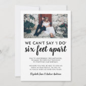 Sechs Meter nach verzögerter Änderung Datum Foto H Ankündigung (Vorderseite)