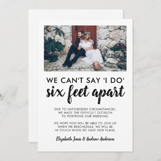 Sechs Meter nach verzögerter Änderung Datum Foto H Ankündigung (Vorne/Hinten)