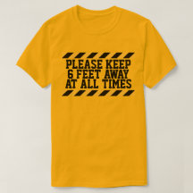 Sechs Meter soziale Distanz, doppelseitig