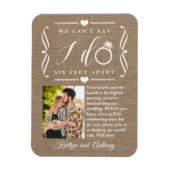 Sechs Meter später Hochzeitstag Magnet (Vertikal)