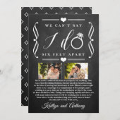 Sechs Meter später Hochzeitstag Save The Date (Vorne/Hinten)