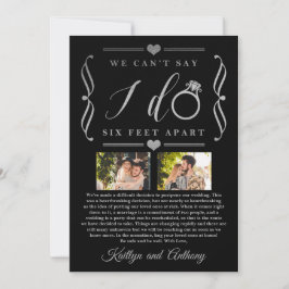 Sechs Meter später Hochzeitstag Save The Date