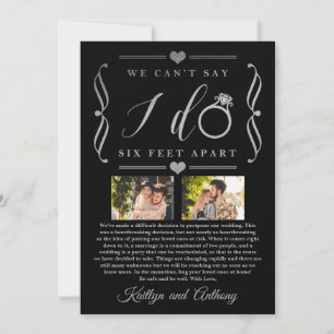 Sechs Meter später Hochzeitstag Save The Date