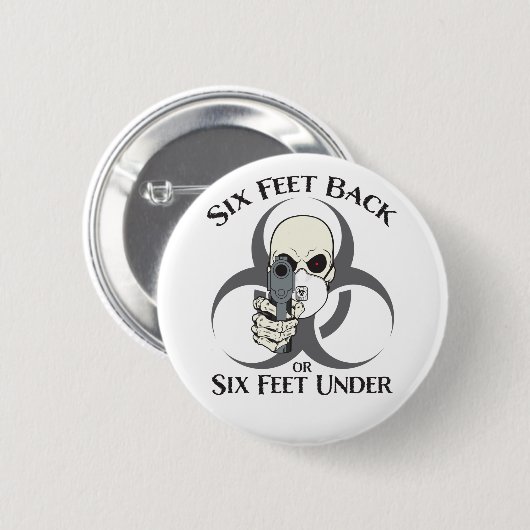 Sechs Meter zurück oder sechs Meter unter dem Knop Button (Vorne & Hinten)