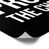 Sechs Monate Ausreden oder Fortschritt - Erfolg Poster (Ecke)