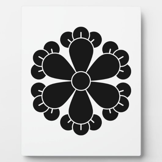 Sechs Nelken Fotoplatte (Vorderseite)