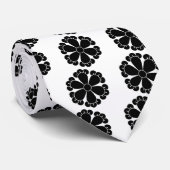 Sechs Nelken Krawatte (Gerollt)