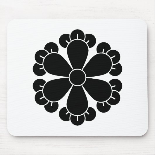 Sechs Nelken Mousepad (Vorne)