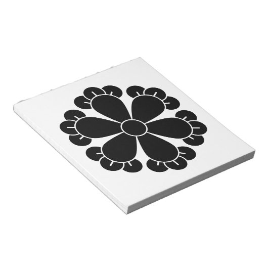 Sechs Nelken Notizblock (angewinkelt)