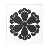 Sechs Nelken Notizblock (Vorderseite)