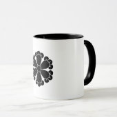 Sechs Nelken Tasse (VorderseiteRechts)