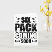 Sechs Pack bald kommen Karte (Gelbe Blume)