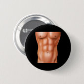 Sechs-Pack für Krafttraining zur Bodybuilding Button (Vorne & Hinten)