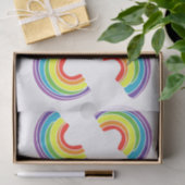 Sechs Rainbows Seidenpapier (Geschenk)