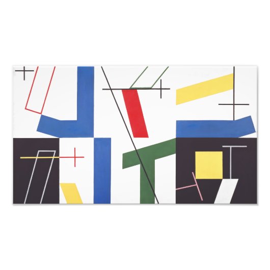 Sechs Räume mit Kreuzungen | Sophie Taeuber-Arp | Fotodruck (Vorne)