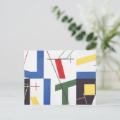 Sechs Räume mit Kreuzungen | Sophie Taeuber-Arp | Postkarte (Stehend Vorderseite)