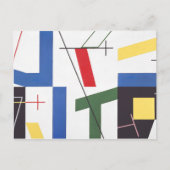 Sechs Räume mit Kreuzungen | Sophie Taeuber-Arp | Postkarte (Vorderseite)